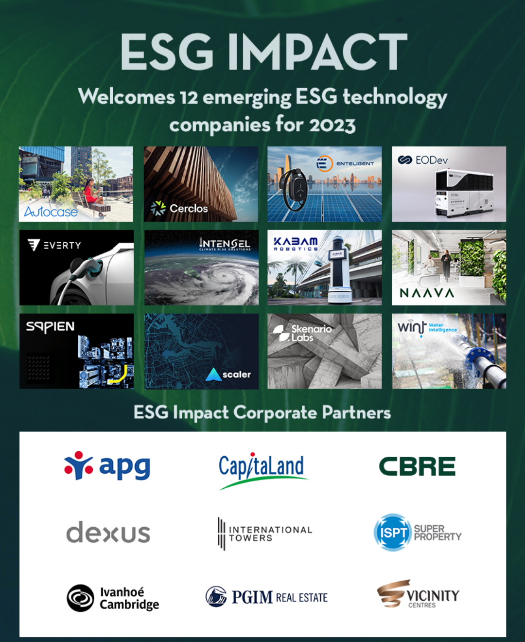 Enteligent secures one of 12 spots in coveted ESG Impact Innovation Program for 2023